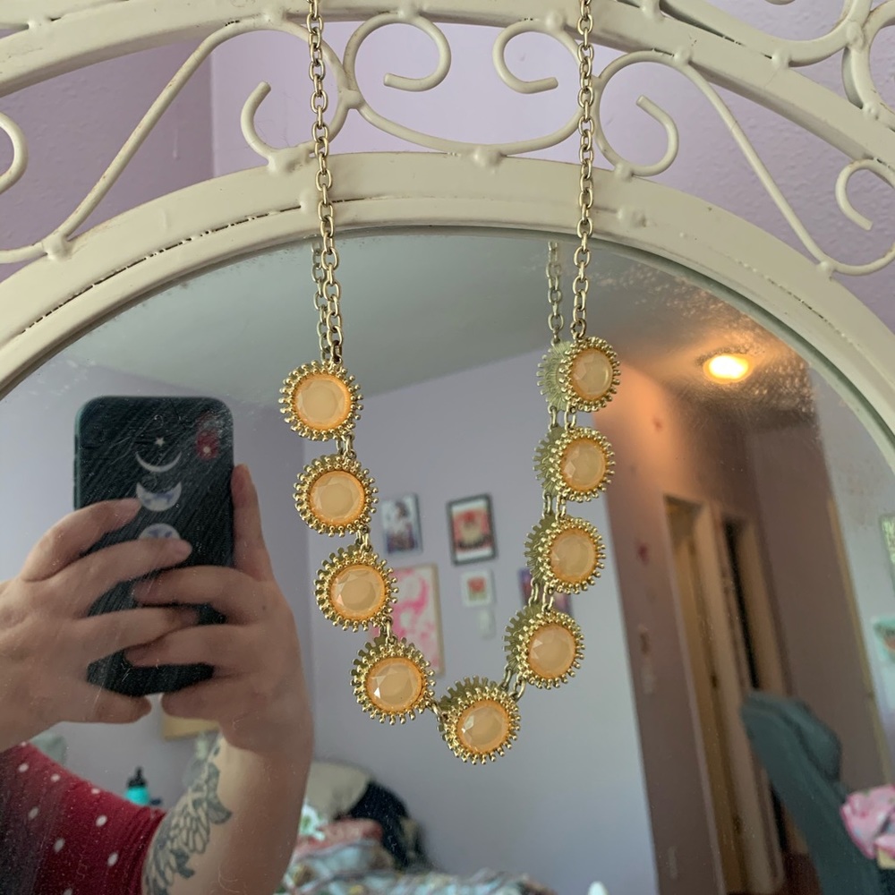 Pink and gold Modcloth necklace